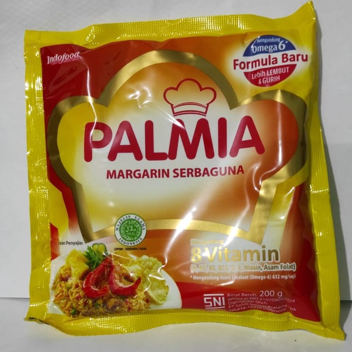 

PALMIA Margarin Serbaguna 200gr sachet / refill & ROYAL PALMIA Butter Margarine