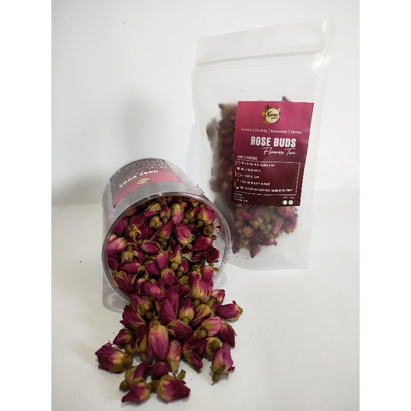 

TEH BUNGA KUNCUP MAWAR ORGANIK Tea Rose Bud 10 Gram / 50 Gram Premium Quality