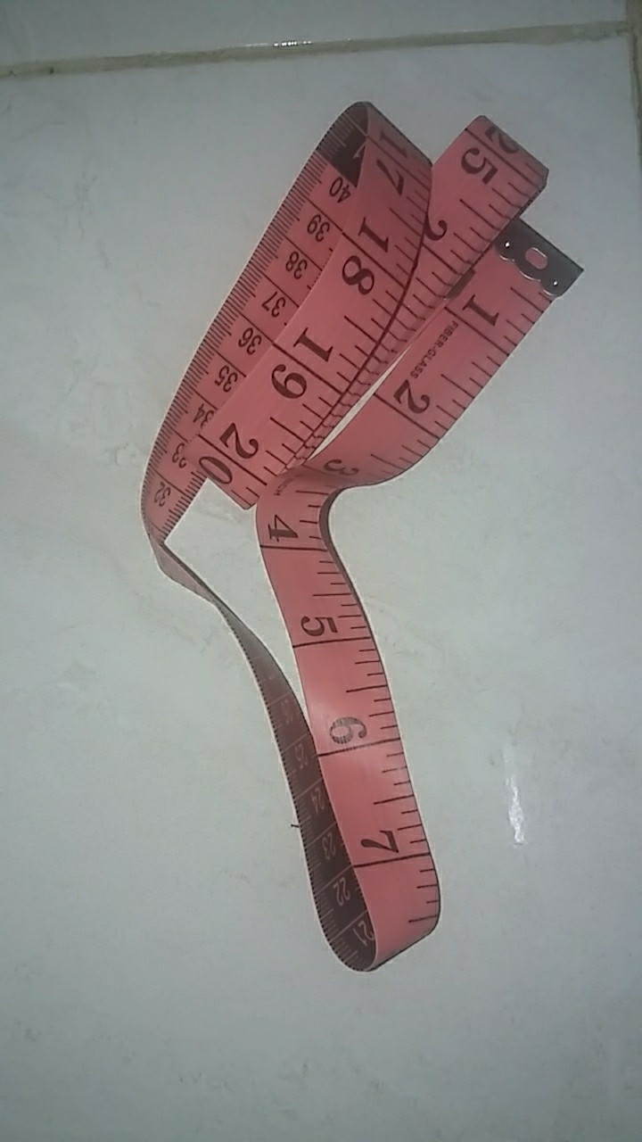 Peralatan Menjahit: 150cm/60 Meteran Badan/metline Bentuk Datar