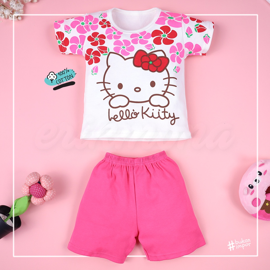 ❤️ setelan anak baju bayi baju anak cewe 1y 2y 3y hello kitty lucu murah ❤️