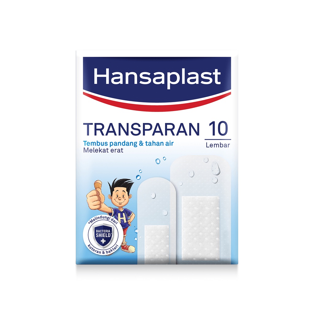 HANSAPLAST PLESTER TRANSPARAN 10 LEMBAR