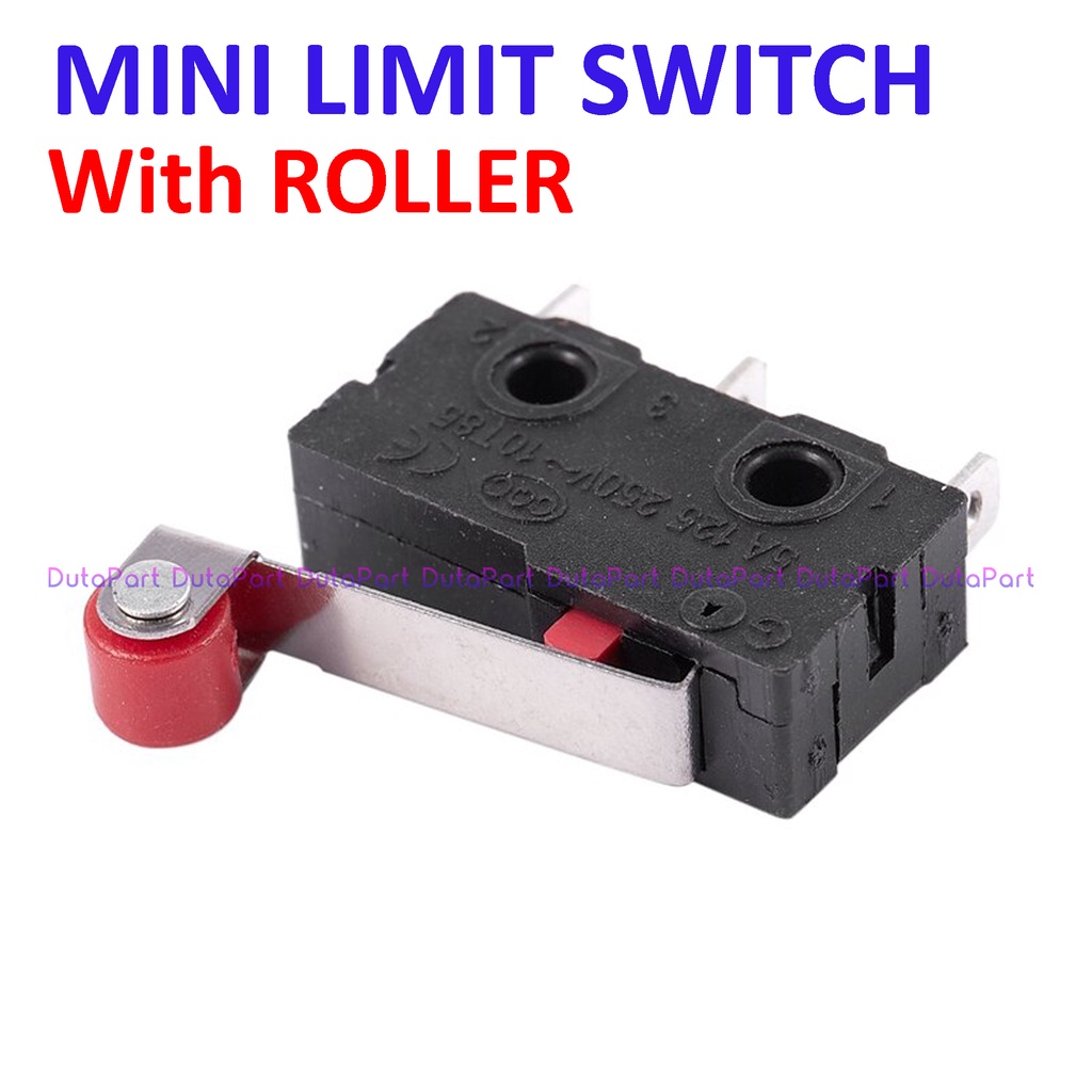 Mini Limit Switch With Roller Roda Saklar Pembatas Micro Switch SPDT