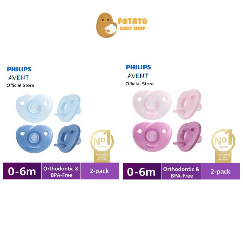 Philips Avent - Soother Heart Soothie Pacifier - Empeng Silicone