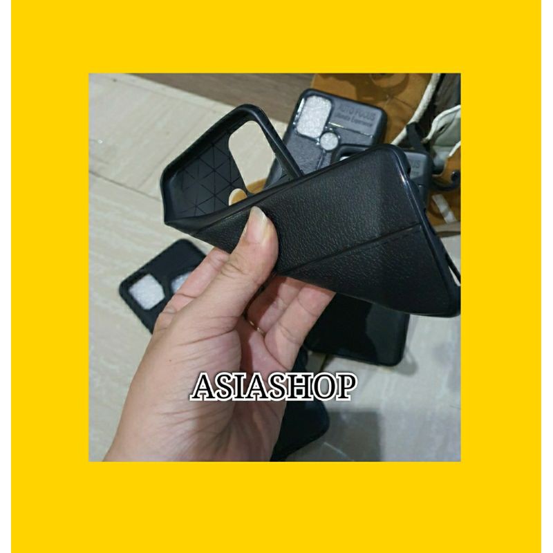 Auto Focus Realme 7i 7 i Leather Soft Case Kulit Jeruk