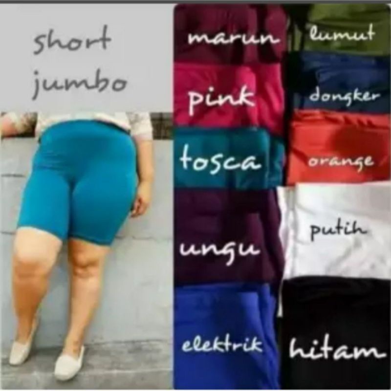 Short pants wanita /leging pendek wanita jumbo