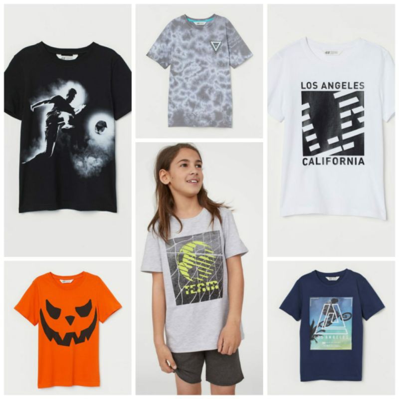 kaos anak laki-laki hm junior