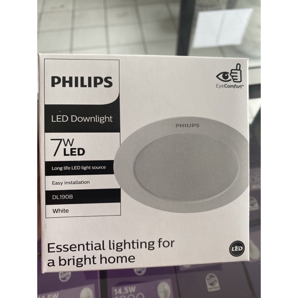 Lampu downlight philips 7 watt kuning LED