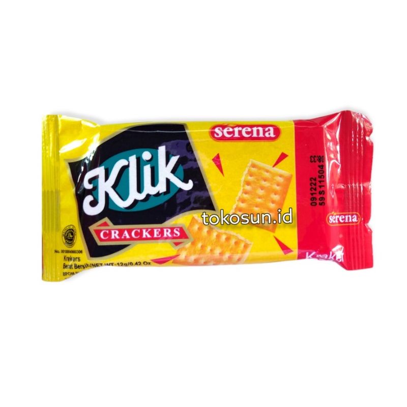 20 BUNGKUS BISKUIT SERENA KLIK CRACKERS UMPAN PANCING MIKRO FISHING