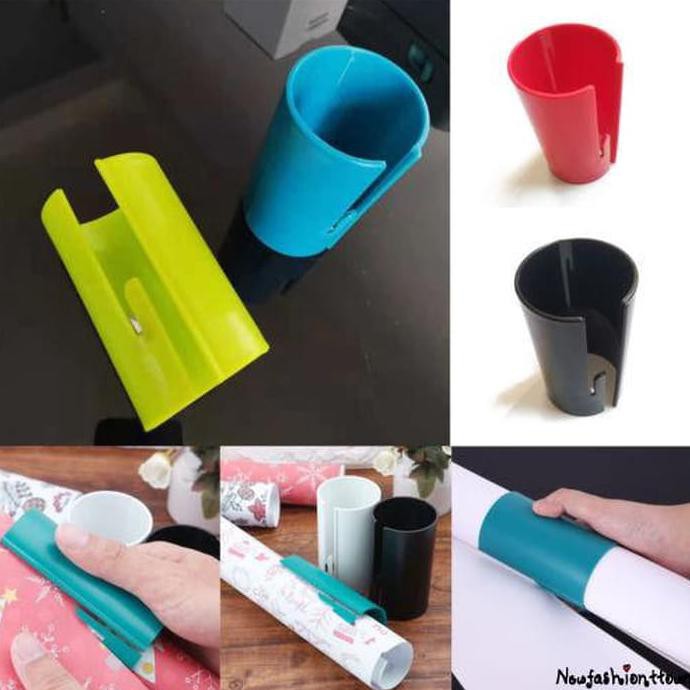 

ღTwღSliding Wrapping Paper Cutter Wrapping Paper Roll Cutter Ryanstore36