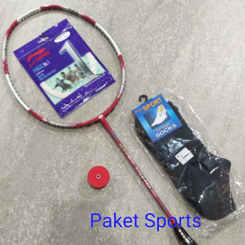 Raket RSL Matrix Titan Pro 700 + Senar Lining + Free Pasang