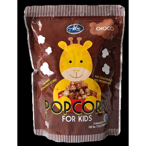 

Abefood Popcorn For kids 80gr - Coklat