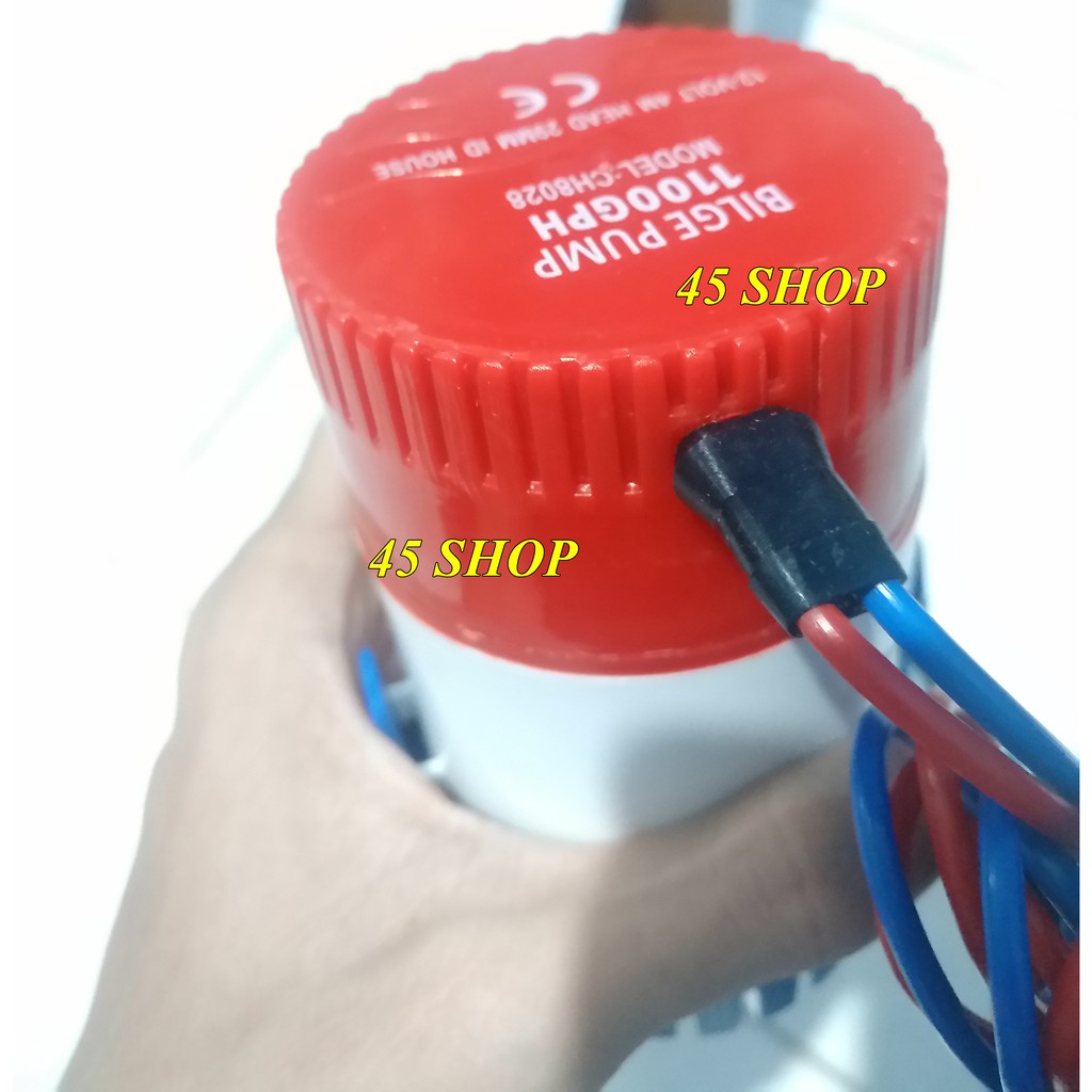 Pompa Air Bilge ORIGINAL 1100GPH Submersible Water Bigel Pump Celup DC 12V ORI