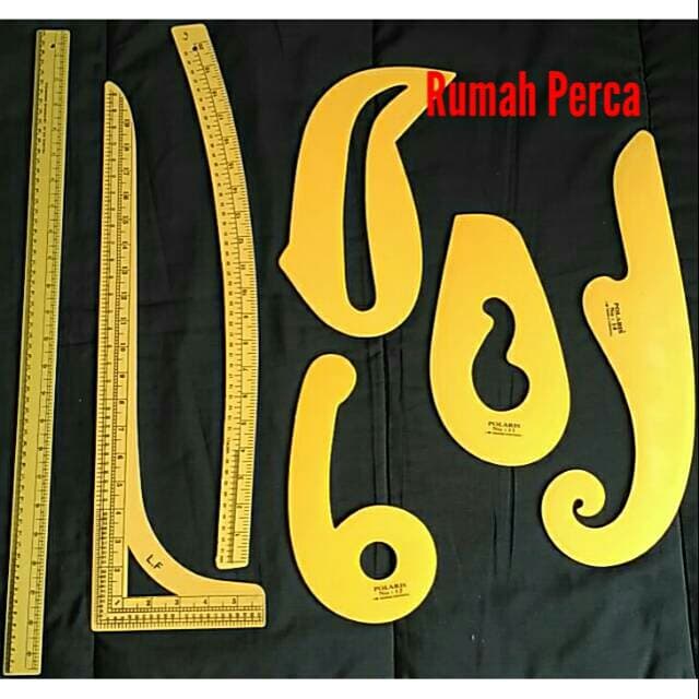 

Penggaris Pola Set 7pcs promo