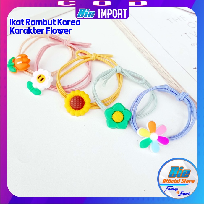 Ikat Rambut Korea 2 in 1 Gelang Karakter Premium Impor Best Seller