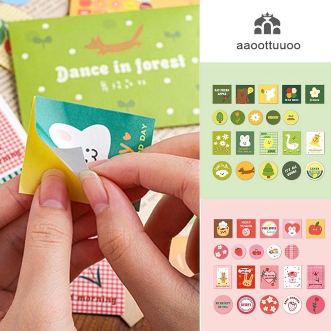 

FL094 40pcs pack Stiker Kertas Motif Flakes Untuk Alat Tulis Sekolah