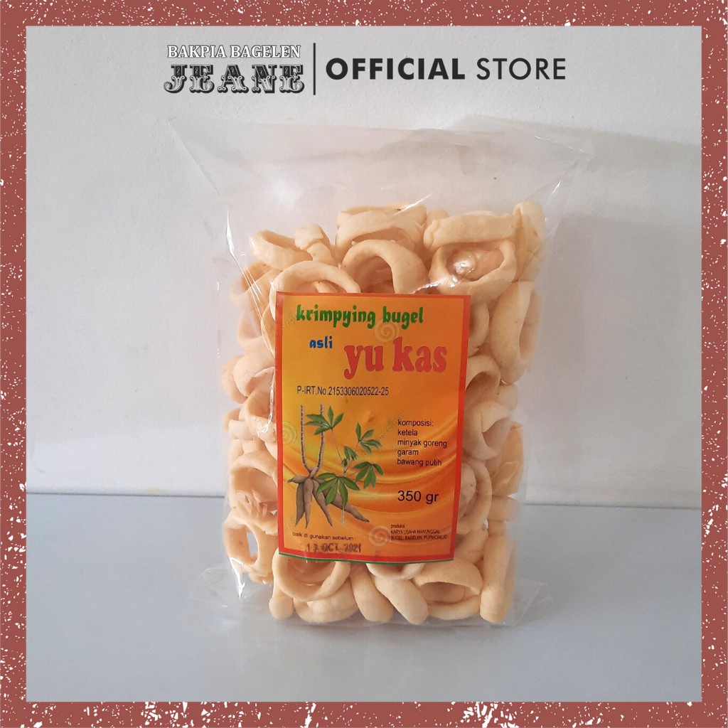 

Krimpying Yu Kas Besar 350gr - Rasa Original (Singkong)