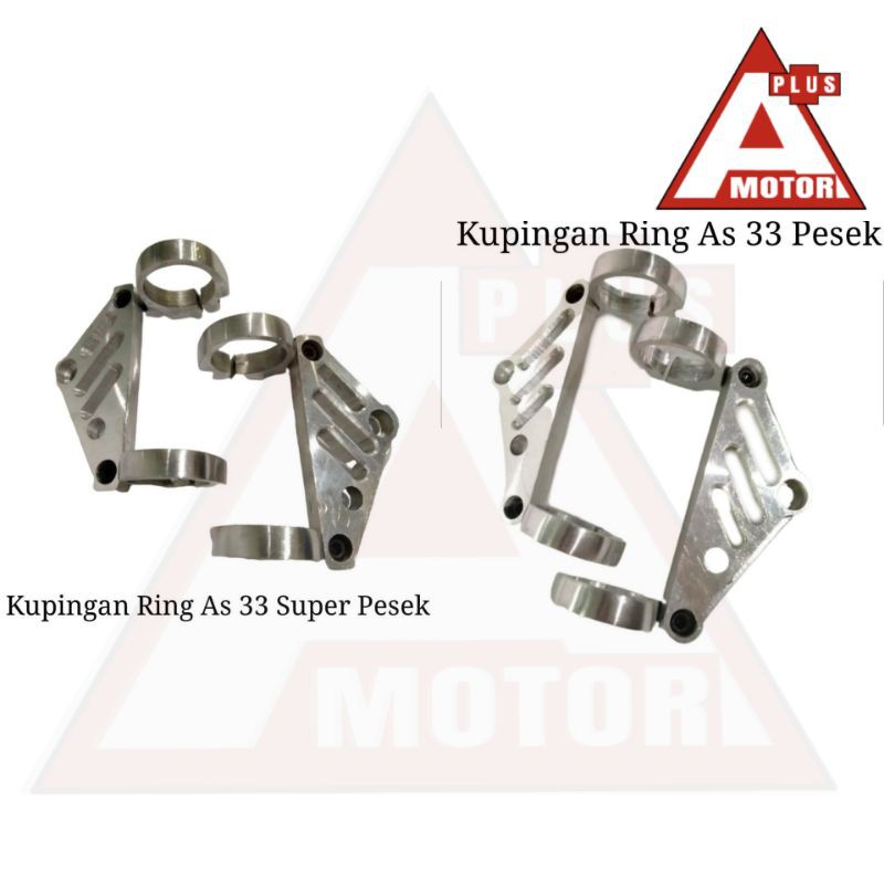 KUPINGAN BREKET CINCIN LAMPU PESEK CNC AS 31 ATAU 33