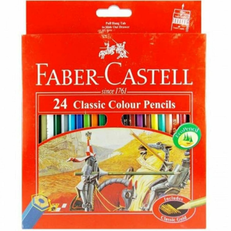 

Pensil Warna Faber Castell 24 Warna Classic Panjang