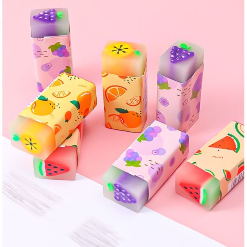 

ERASER RANDOM FRUIT Penghapus Motif Buah