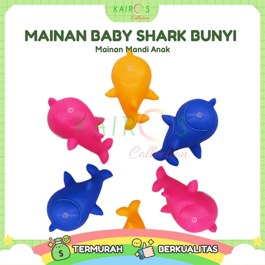 Mainan Baby Shark Bunyi Mainan Mandi Anak Shark