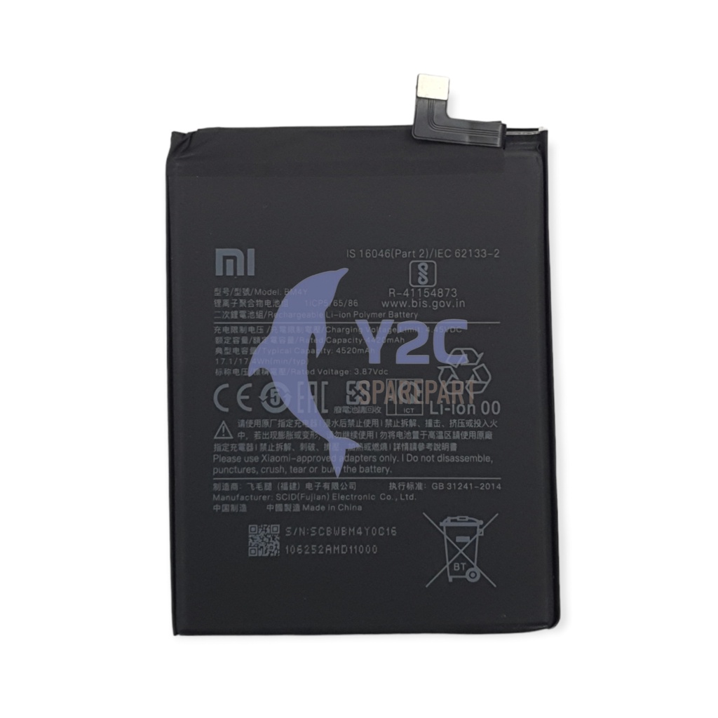 BATERAI XIAOMI POCOPHONE F3 / BM4Y ORIGINAL OEM / BATRE BATERE BATRAI BATREI