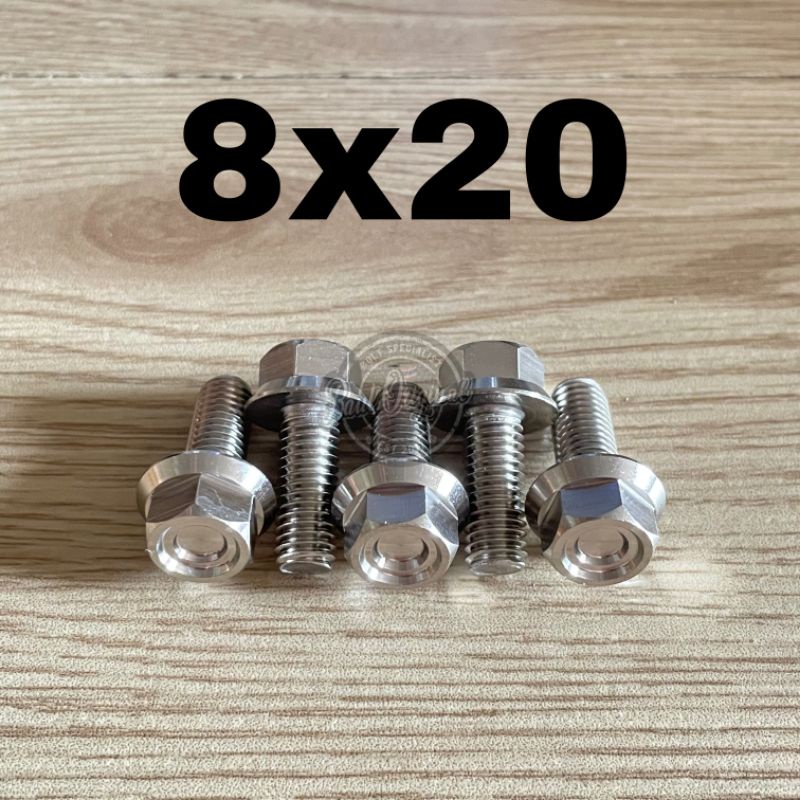 baut probolt hexagon matte ulir 8x20 drat 12 panjang 2 cm thailand stainless probolt new model not flower