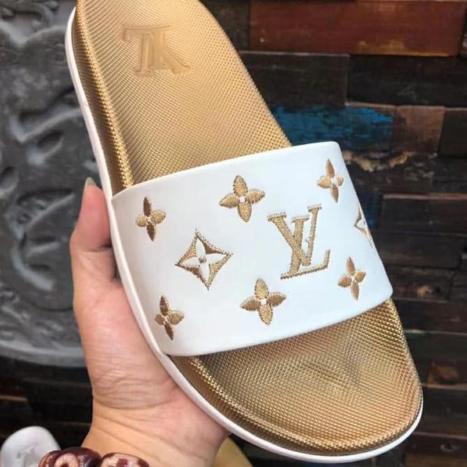 PROMO TERBATAS SANDAL PRIA】 SANDAL PRIA LOUIS VUITTON MIIRROR QUALITY//SN0024 STOK TERBATAS