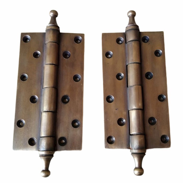 Engsel Pintu Gerbang Rumah Besar Antik Kuningan 6 inch