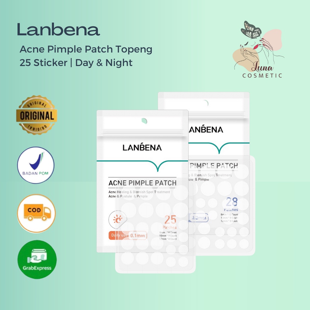 Jual Lanbena Acne Pimple Patch Topeng Wajah Sticker Jerawat Day Night