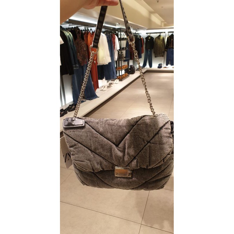 JASTIP TAS ZARA DENIM ABU