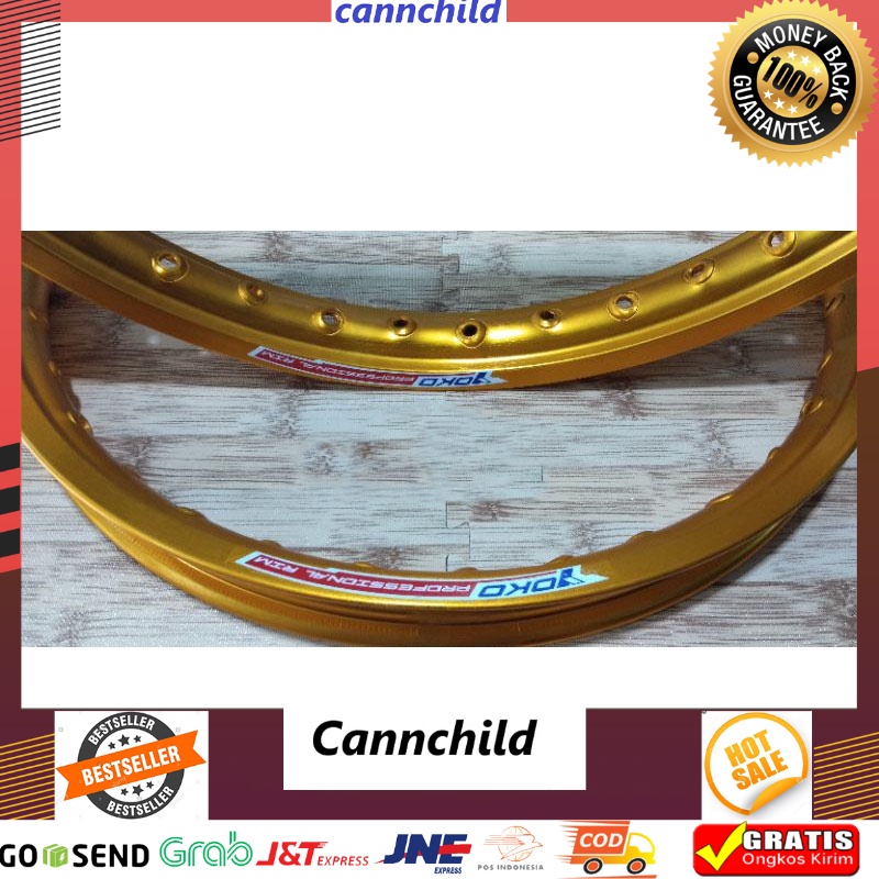 Velg yoko ring 17 uk 140/140 gold thailand [Termurah Produk Original]