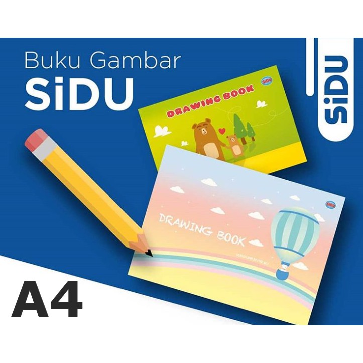 Jual Buku Gambar Uk. A4 Sidu 1pak/5 buku Shopee Indonesia