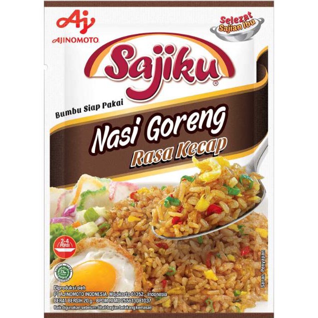 

Sajiku Bumbu Nasi Goreng Kecap 20g