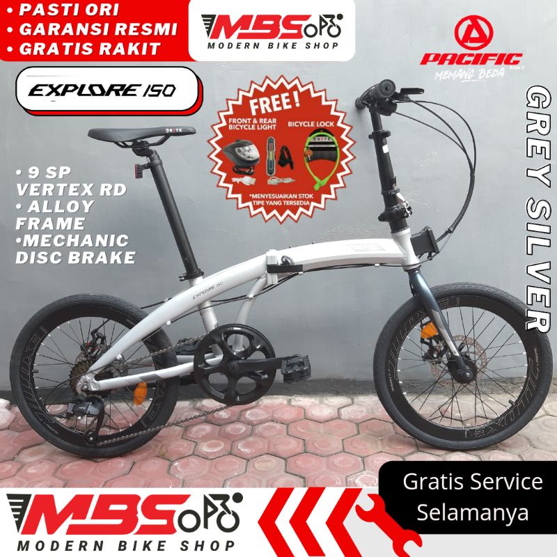 [EKA JAAYA SEPEDA] Sepeda Lipat Exotic 20 inch Explore 100 150 200 by Pacific / Sepeda Lipat Dewasa