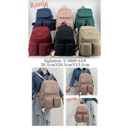 TAS RANSEL WANITA SIGHMON BESAR Y 3800"RANIA"