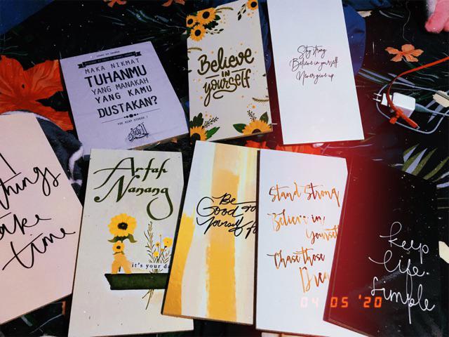 Hiasan Dinding Kata Poster Kayu Quotes Cafe Vintage Wall Decor Ruangan Dekorasi Rumah Quotes Mk105