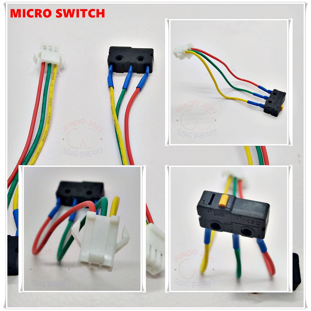 MICRO SWITCH ON OFF WATER HEATER / OTOMATIS MATI HIDUP  WATER HITER / SAKLAR WATER HEATER 3 KABEL WARNA