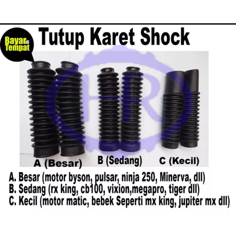 Karet Boot Shockbreaker Depan Universal Trail