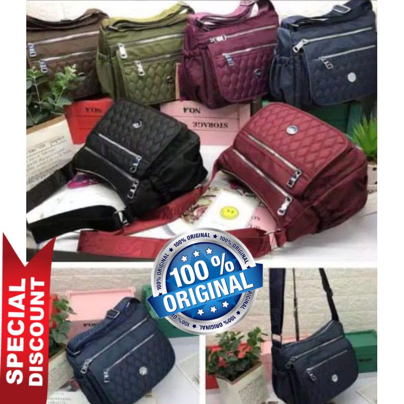 ORIGINAL Tas Selempang Chibao Wanita IMPORT KOREA Elegan Design Tebal Anti Air Terbaru Best Seller