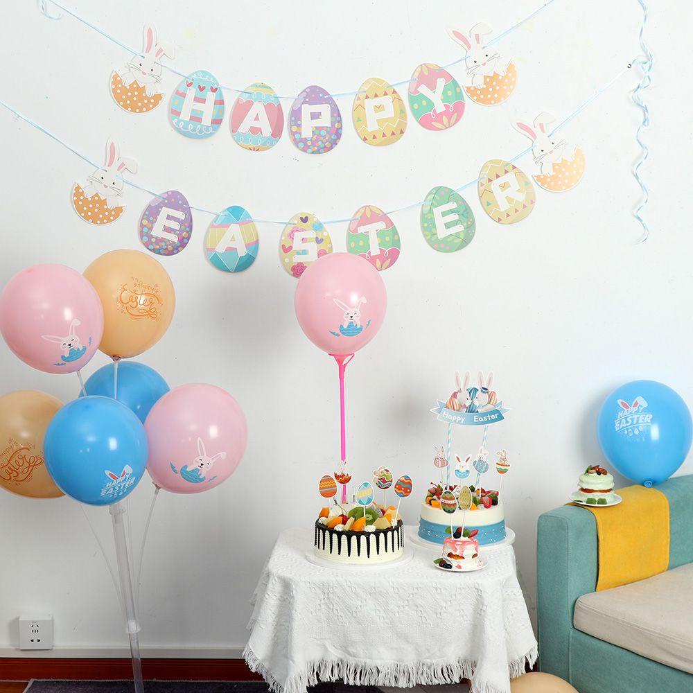 R-flower Easter Party Decoration New Kertas Hiasan Kue Ulang Tahun Party Decor Hadiah Paskah