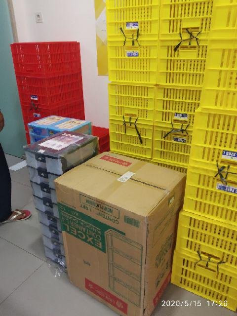 Estima Maxi Container M5 Ec-35 Lion Star Laci Plastik Kecil Susun 5