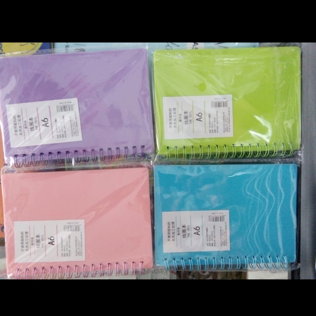 

Buku ring a6 pastel isi 60 lembar kode 10112