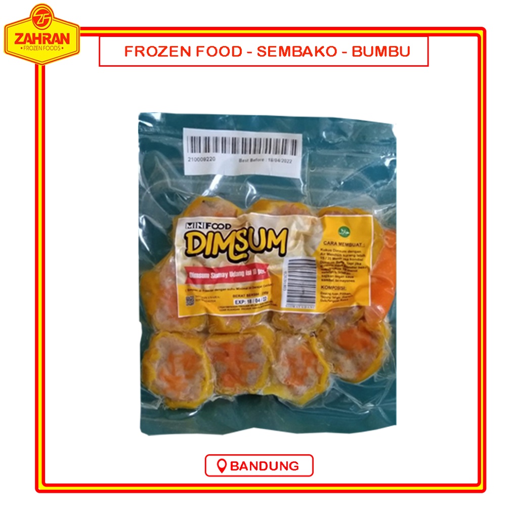 

Dimsum Minifood 250gr Frozen Murah Bandung