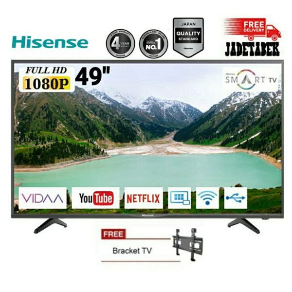 HISENSE 49N2170PW LED SMART TV 49 INCH FULL HD DIGITAL TV DVBT2 - 49N2170