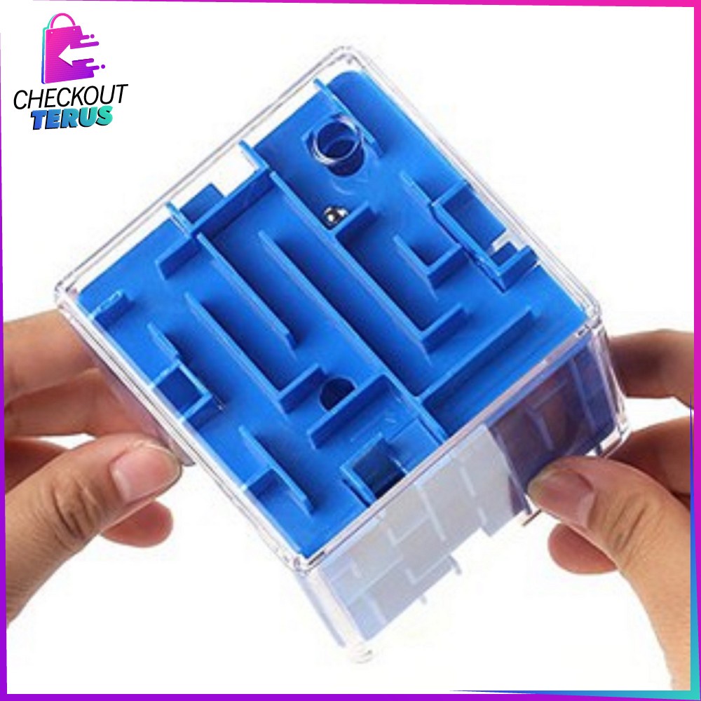 CT M274 Mainan Puzzle Labirin Transparan 3D Mainan Jadul Edukasi Motorik Anak Mainan Edukatif Anak Maze Puzzle Ball