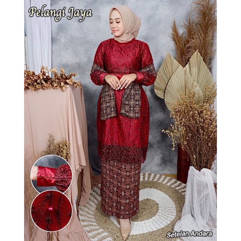 kebaya (stelan andara) pelangi jaya