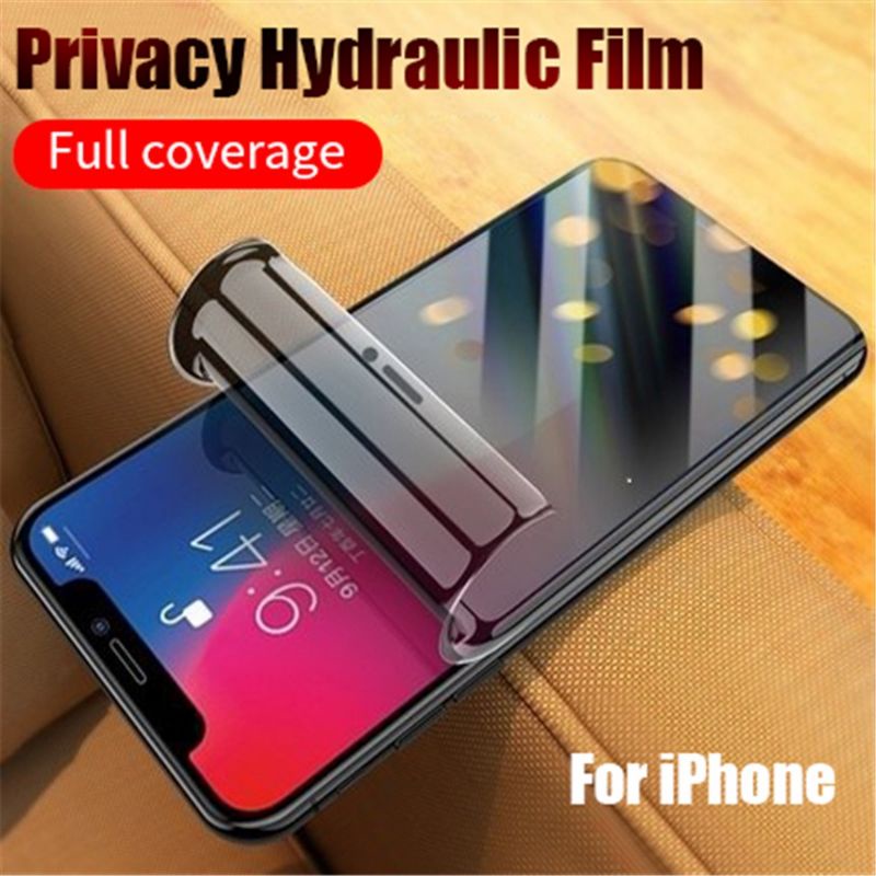 iPhone 14 / 14 Pro / 14 Plus / 14Pro Max Anti Gores Hydrogel Spy Privacy Matte Screen Guard Protector Plastik Jelly Lentur Anti Gores Hydrogel Spy Privacy Matte iPhone 14+