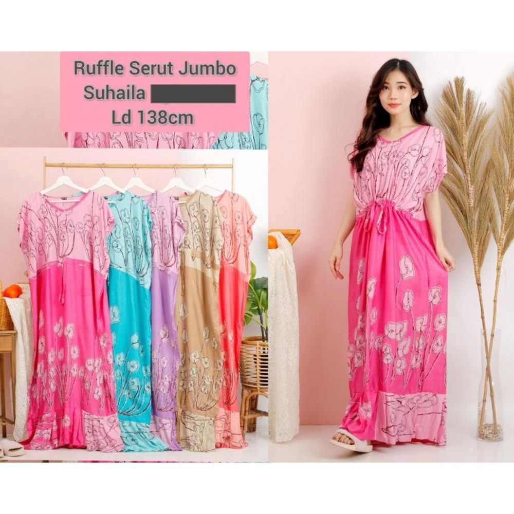 Daster Dress Kerut Dada Rempel Tali Pinggang Cewek Wanita Perempuan Ba Termurah Daster Jumbo Serut