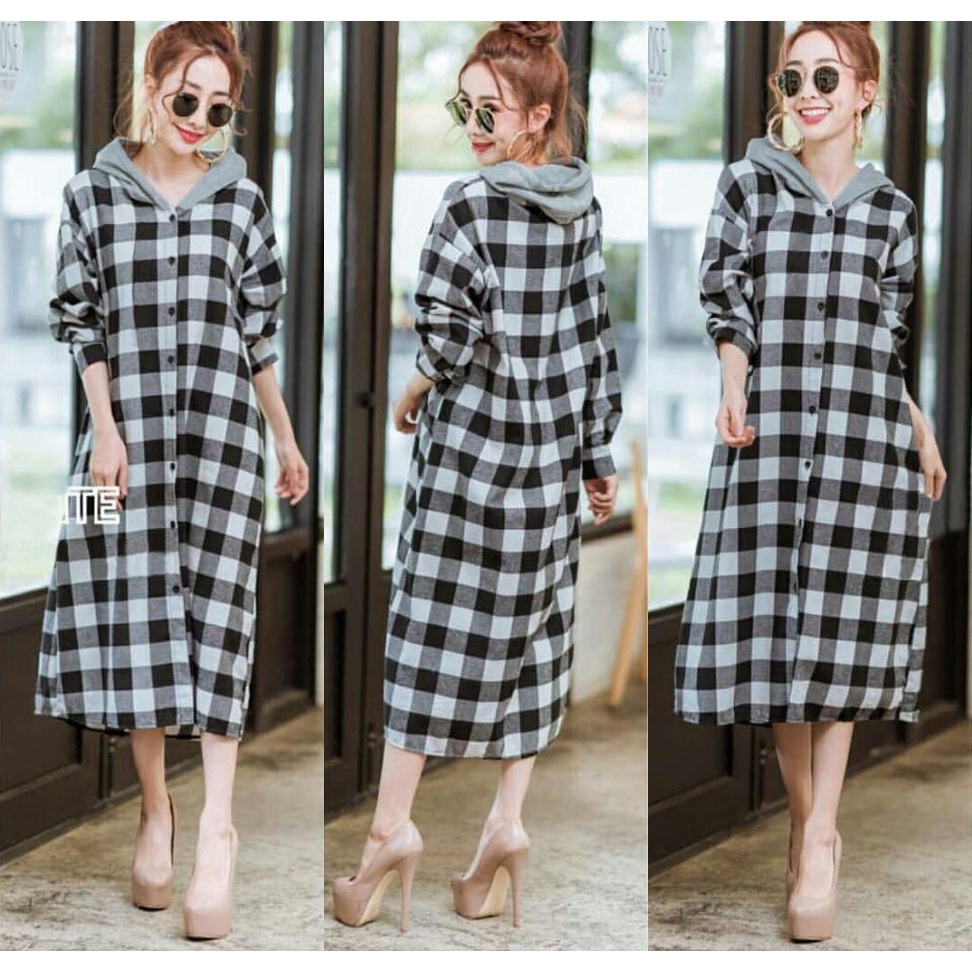 [LONGDRESS HODIE RISA FT]Longdress Wanita Katun