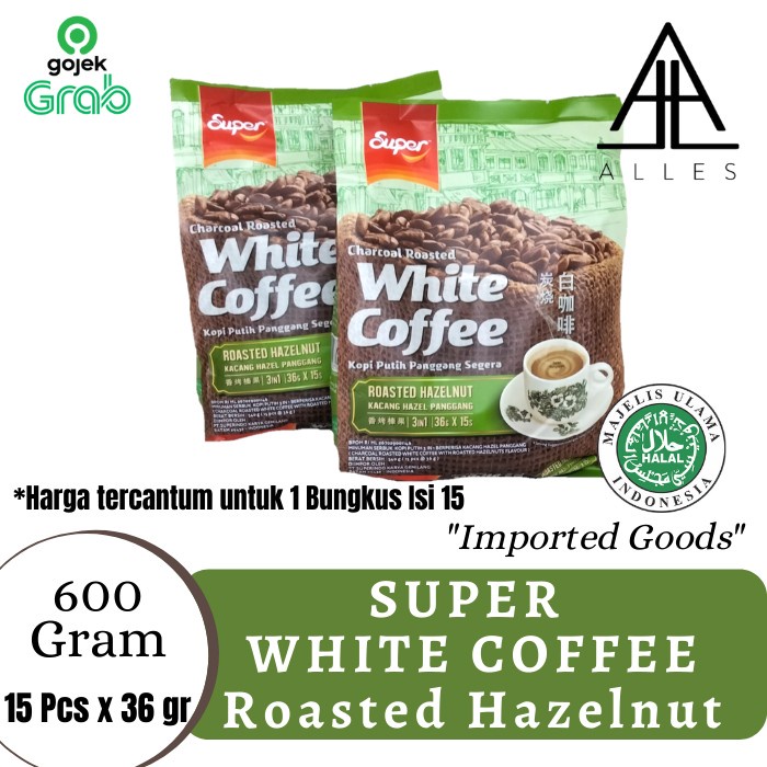 

Ds0Ds1D Super White Coffee Hazelnut/ Roasted Hazelnut/ Kopi 600 Gram Ds20X11